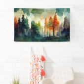 Banderoles La forêt (nature) (En situation)