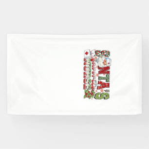 Banderoles La infirmière préférée du Père Noël, infirmière jo