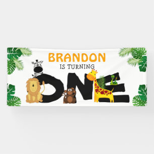 Banderoles La jungle mûre  Anniversaire de enfant Safari Ani