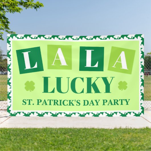 Banderoles La La Lucky St. Patrick’s Day (Dehors)