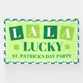 Banderoles La La Lucky St. Patrick’s Day (Horizontal)