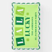 Banderoles La La Lucky St. Patrick’s Day Party (Verticale)