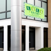 Banderoles La La Lucky St. Patrick’s Day Party Welcome (Bâtiment extérieur)