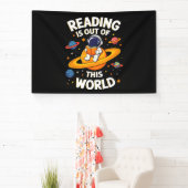 Banderoles La lecture est hors de ce monde (Insitu)