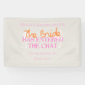 Banderoles La mariée est arrivée sur le chat - Tropical Bach (Horizontal)