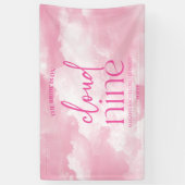 Banderoles La Mariée Est Sur Cloud Neuf Bachelorette Rose (Vertical)