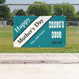 Banderoles La Meilleure maman de Worlds