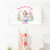 Banderoles La mignonne princesse en Wonderland (En situation)