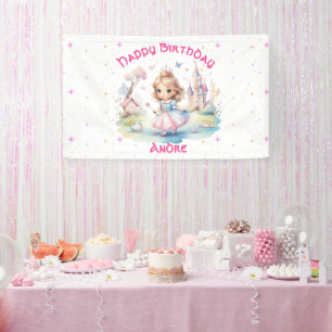 Banderoles La mignonne princesse en Wonderland