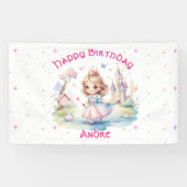 Banderoles La mignonne princesse en Wonderland (Horizontal)