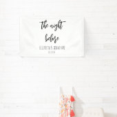 Banderoles La Nuit Avant Le Dîner De La Répétition Mariage (Insitu)