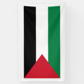 Banderoles La Palestine libre - drapeau palestinien (Vertical)