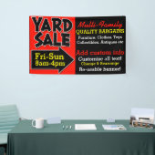 Banderoles La publicité réutilisable de brocante à domicile (Salon professionnel)