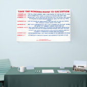 Banderoles La route des Romains vers le salut (Salon professionnel)