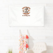 Banderoles La saison des épices citrouilles commence bientôt (En situation)