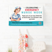 Banderoles La semaine des infirmières d'urgence est observée (En situation)