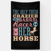 Banderoles La seule chose plus folle qu'un cheval de course d (Vertical)