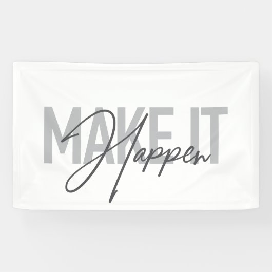 Banderoles La typographie moderne, simple, cool (Horizontal)