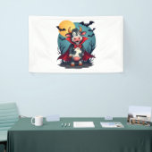 Banderoles La vache Dracula se lève (Salon professionnel)