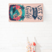 Banderoles La Vie Tropicale Est Meilleure En Croisière | Port (Insitu)