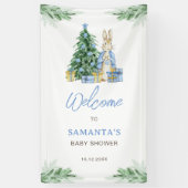 Banderoles L'accueil froid du Baby shower extérieur (Vertical)