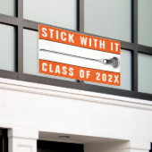 Banderoles Lacrosse Senior Night Orange (Bâtiment extérieur)