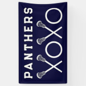 Banderoles Lacrosse Team XO (Vertical)