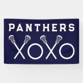 Banderoles Lacrosse Team XO (Horizontal)