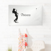 Banderoles Ladies Golfer Personal (En situation)