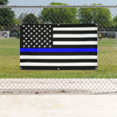 Banderoles L'affichage mince de décor de drapeau américain de (En situation)