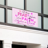 Banderoles Laissons la FOI répondre à la porte (Bâtiment extérieur)