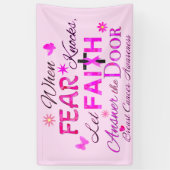 Banderoles Laissons la FOI répondre à la porte (Vertical)