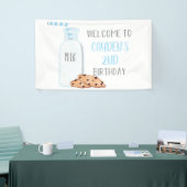 Banderoles Lait et biscuits Anniversaire Affiche de bienvenue (Salon professionnel)