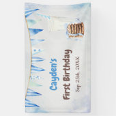 Banderoles Lait et biscuits Fête du premier anniversaire du g (Vertical)