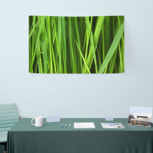 Banderoles Lames d'herbe (Salon professionnel)