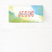 Banderoles L'amour comme Jésus Inspirationnel Citation chréti (Insitu)