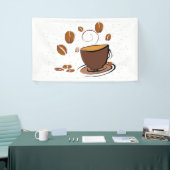 Banderoles L'amour du café (Salon professionnel)