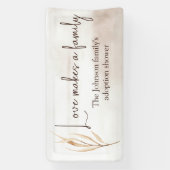 Banderoles "L'amour fait une famille" (Verticale)