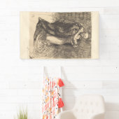 Banderoles L'amour reconnu (par Paul-Albert Besnard) (En situation)