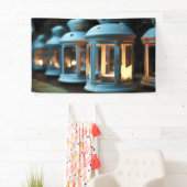 Banderoles Lampes, lanternes et bougies (En situation)