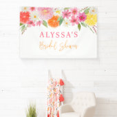 Banderoles Lancement de mariage floral Citron Orange (Insitu)