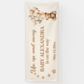 Banderoles Lancer des ballons en forme d'ourson Up Up and Awa (Vertical)