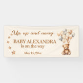 Banderoles Lancer des ballons en forme d'ourson Up Up and Awa (Horizontal)