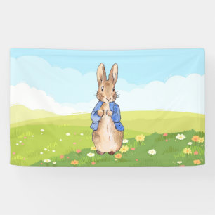 Banderoles Lapin classique dans une prairie