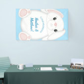 Banderoles Lapin Lapin Baby shower Woodland (Salon professionnel)