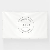 Banderoles Large Simple Logo Company Branding Professional (Horizontal)
