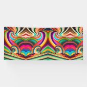 Banderoles L'art abstrait de Bonnaroo (Horizontal)