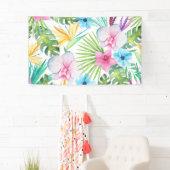 Banderoles L'art des oiseaux tropicaux (En situation)