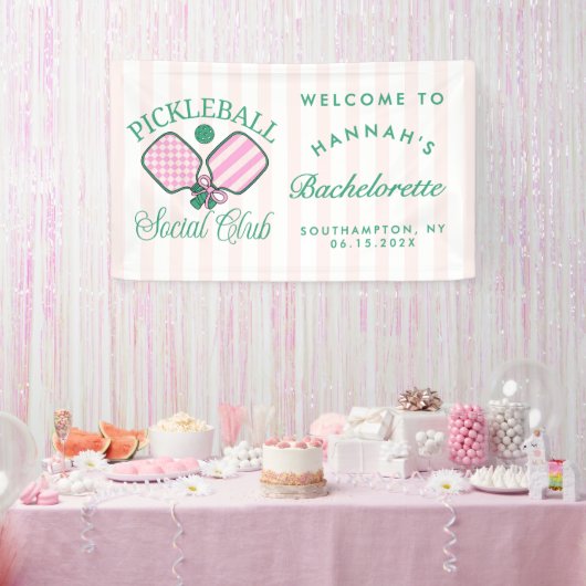 Banderoles Last Swing Before The Ring Pickleball Bach Weekend (Fête)