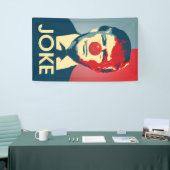 Banderoles L'atout est une plaisanterie - propagande (Salon professionnel)